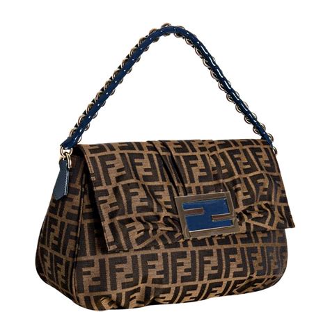 fendi zucca blue|fendi zucca for sale.